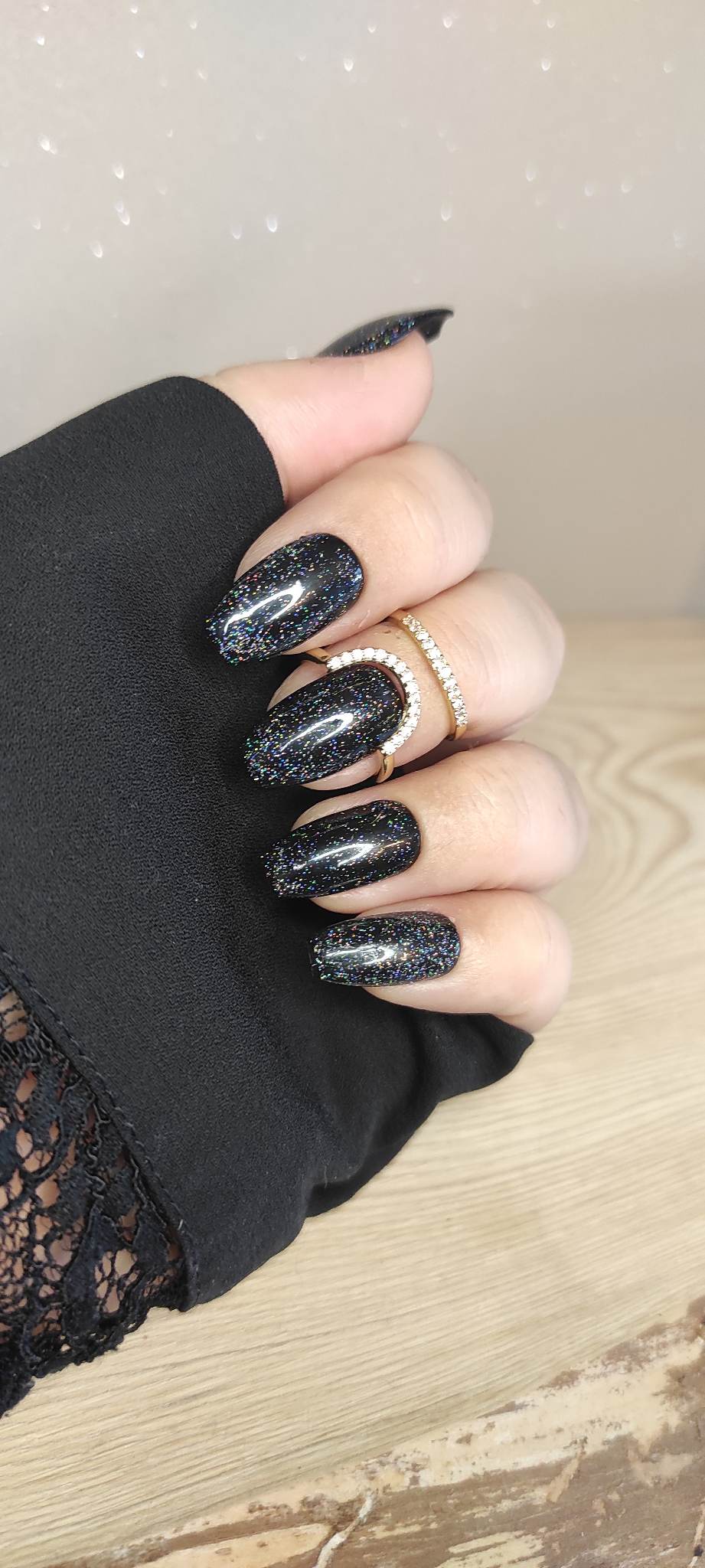 COFFRET BLACK PAILLETE SUR COMMANDE