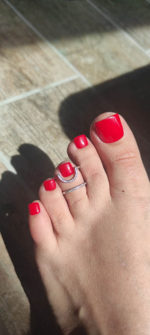 COFFRET ROUGE PIEDS- sur commande