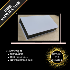 COFFRET AIMANTE AVEC INSERT MOUSSE(PRE-COMMANDE)