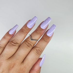 COFFRET MACARON LILA COFFIN M