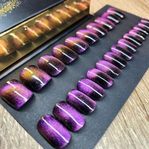 COFFRET VIOLET CAT'S EYES CARRE S