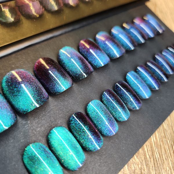 COFFRET GREEN CAT'S EYES OVAL S – Image 2