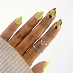 COFFRET YELLOW LEOPARD ROND XS