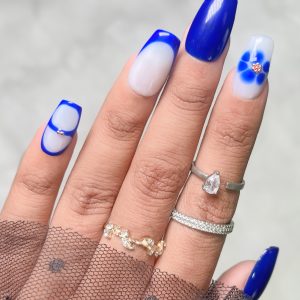 COFFRET BLUE MILKY FOLIAGE COFFIN S