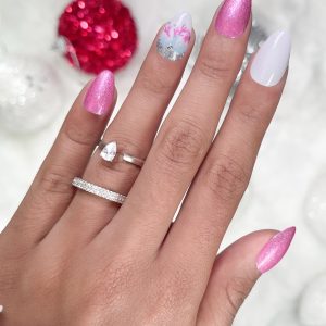 COFFRET CANDY BLUSH XMAS ROND XS