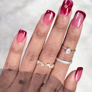 COFFRET FRENCH RUBIS FLOWER CARRE S