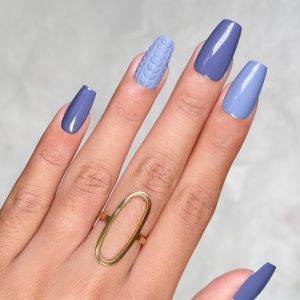 COFFRET PURPLE WOOLEN SWEATER COFFIN S